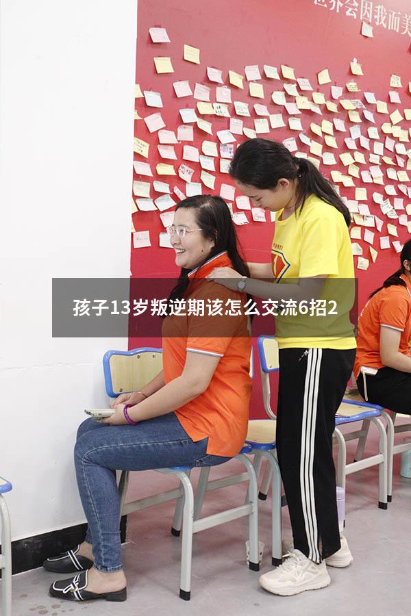 孩子13岁叛逆期该怎么交流6招