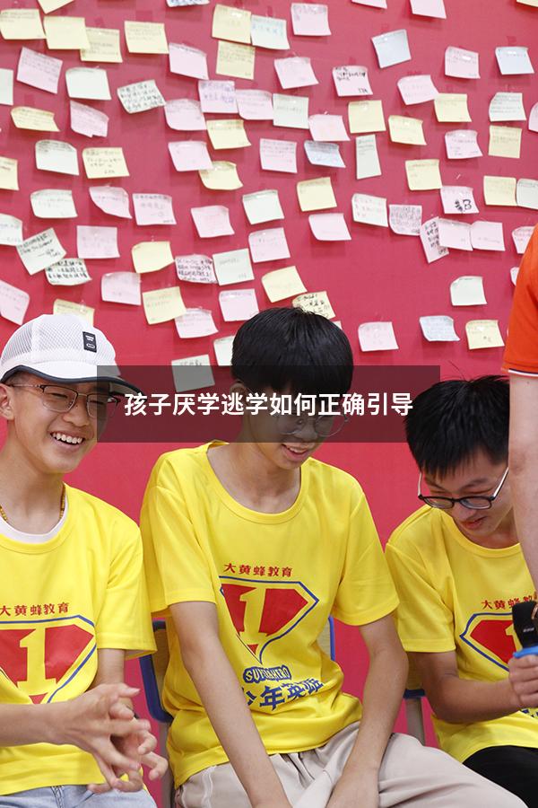 孩子厌学逃学如何正确引导（孩子厌学逃学怎么办）
