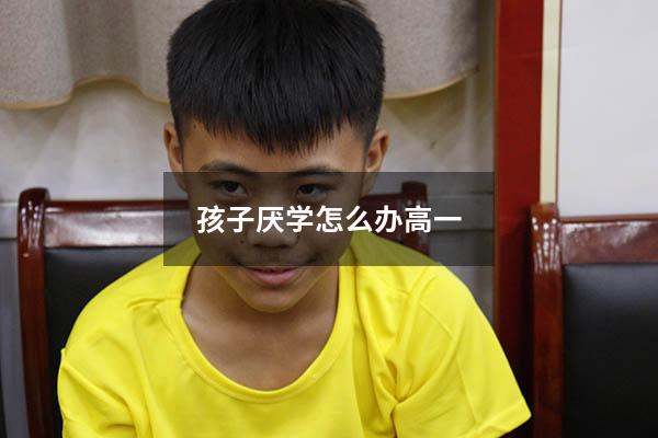 孩子厌学怎么办高一（孩子厌学怎么办高一学生）