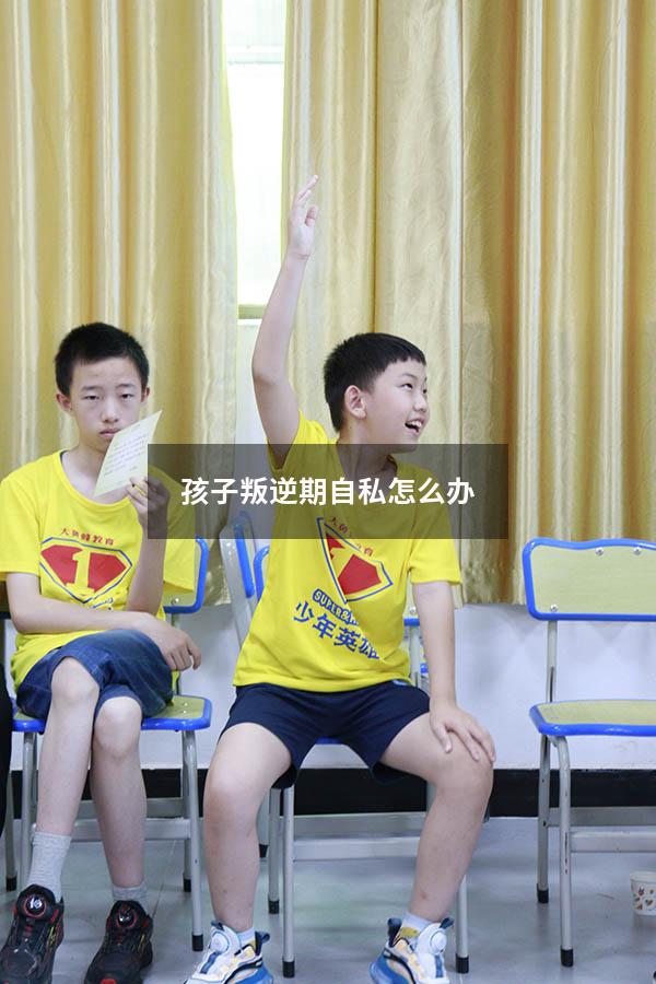 孩子叛逆期自私怎么办（孩子叛逆期自私怎么办呢）