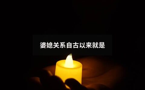 婆媳关系自古以来就是（婆媳关系真是千古难题）
