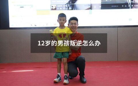 12岁的男孩叛逆怎么办