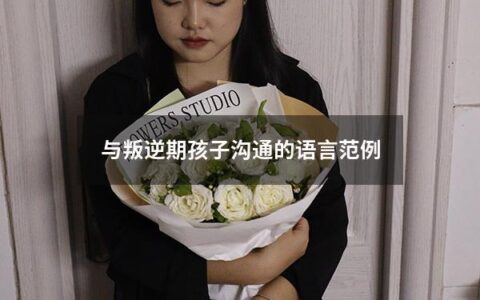 与叛逆期孩子沟通的语言范例（与叛逆期孩子沟通的语言范例怎么写）