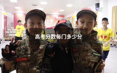 高考分数每门多少分