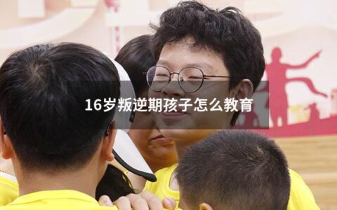 16岁叛逆期孩子怎么教育（16岁叛逆期孩子怎么教育好）