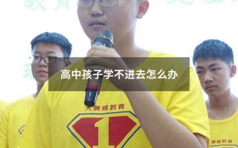 高中孩子学不进去怎么办