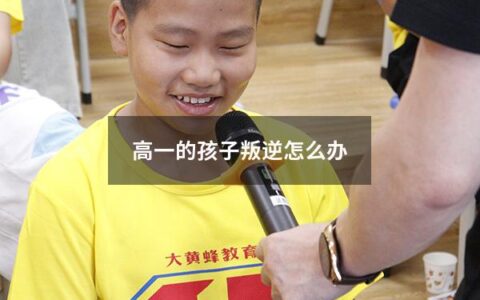 高一的孩子叛逆怎么办