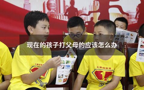 现在的孩子打父母的应该怎么办