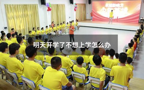 明天开学了不想上学怎么办
