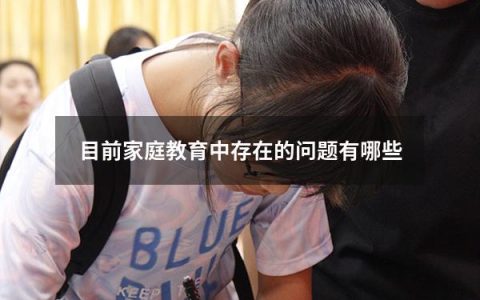 目前家庭教育中存在的问题有哪些