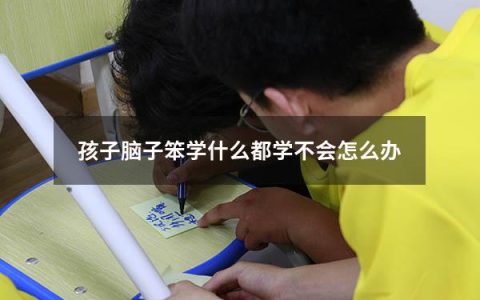 孩子脑子笨学什么都学不会怎么办