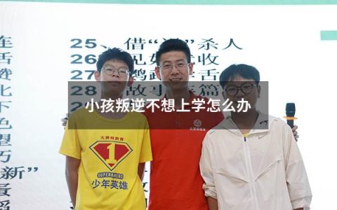 小孩叛逆不想上学怎么办