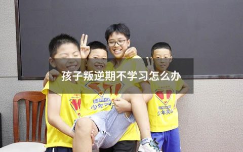 孩子叛逆期不学习怎么办