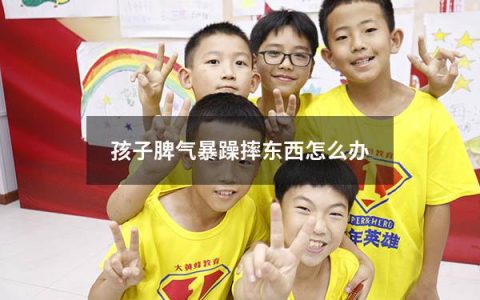 孩子脾气暴躁摔东西怎么办