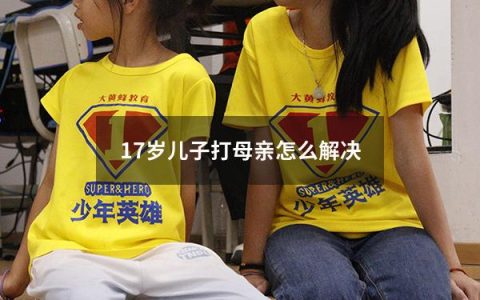 17岁儿子打母亲怎么解决