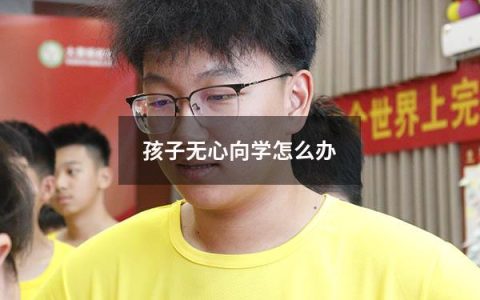 孩子无心向学怎么办