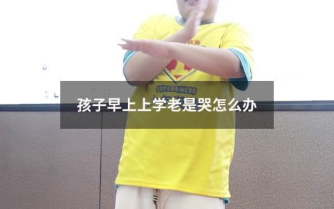 孩子早上上学老是哭怎么办