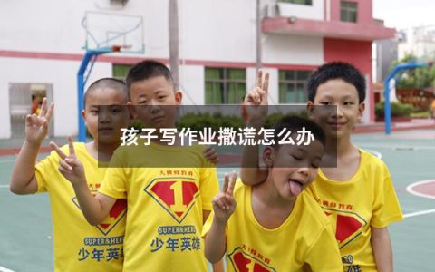 孩子写作业撒谎怎么办