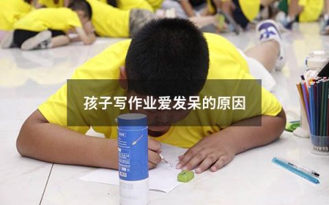 孩子写作业爱发呆的原因