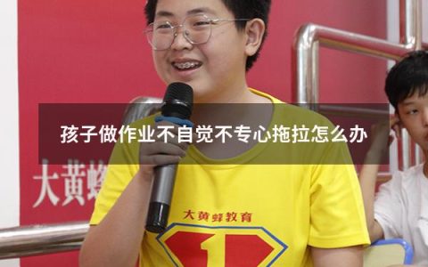 孩子做作业不自觉不专心拖拉怎么办