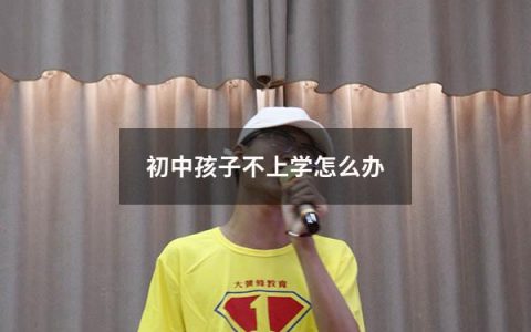 初中孩子不上学怎么办