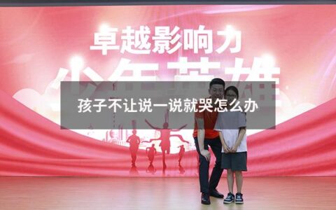 孩子不让说一说就哭怎么办