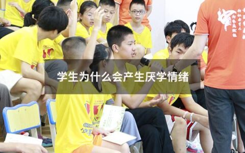 学生是教育中的最重要的一环，他们是未来社会的主人公。然而，有些学生却会产生厌学情绪，从而失去了对学习的兴趣，这不仅对他们自己的学习产生了负面影响，也会给老师和家长带来很大的压力。那么，为什么会产生厌学情绪呢？