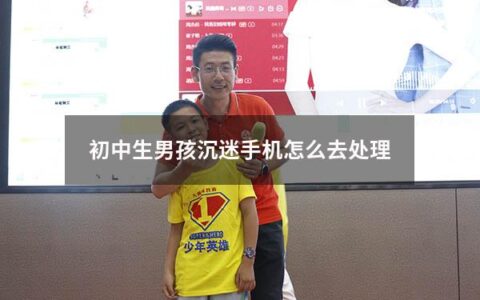 初中生男孩沉迷手机怎么去处理